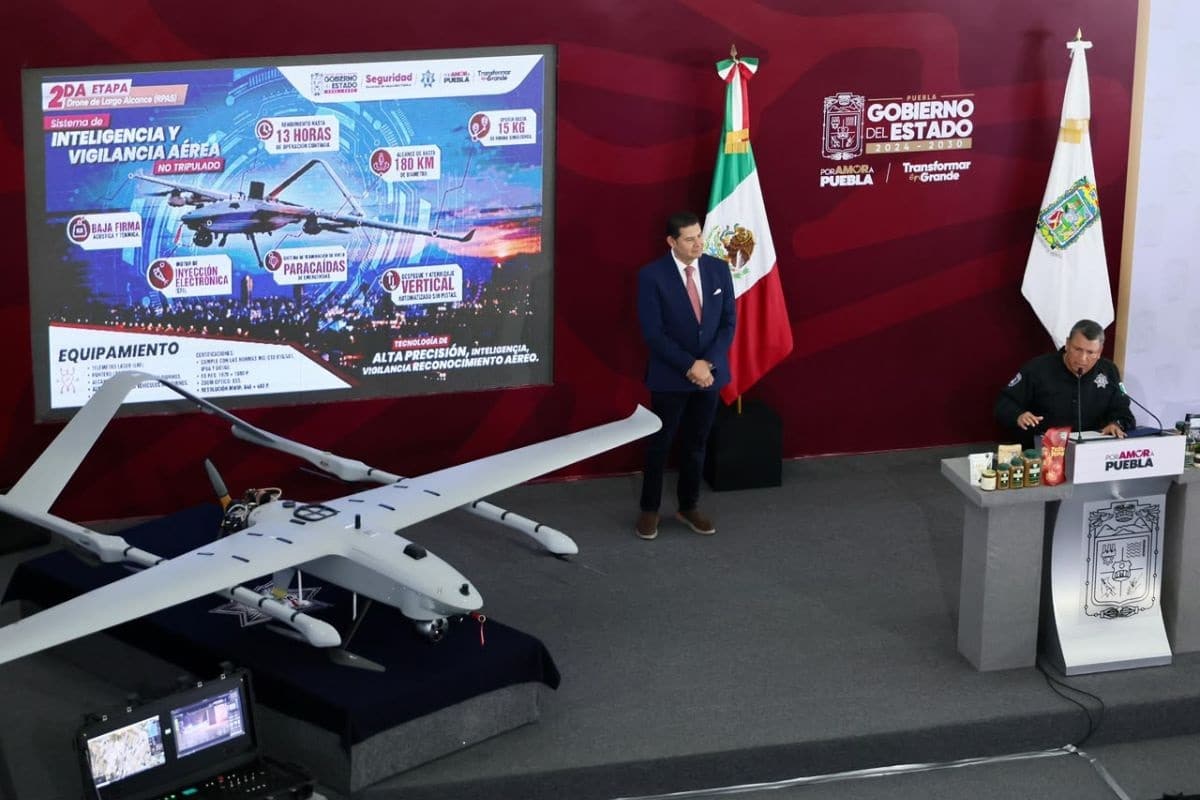 Alejandro Armenta Estrategia de seguridad drones de alta tecnología
