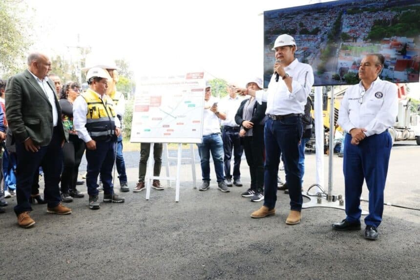 Alejandro Armenta programa pavimentación