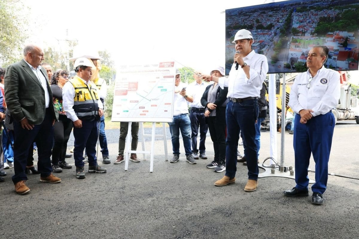 Alejandro Armenta programa pavimentación