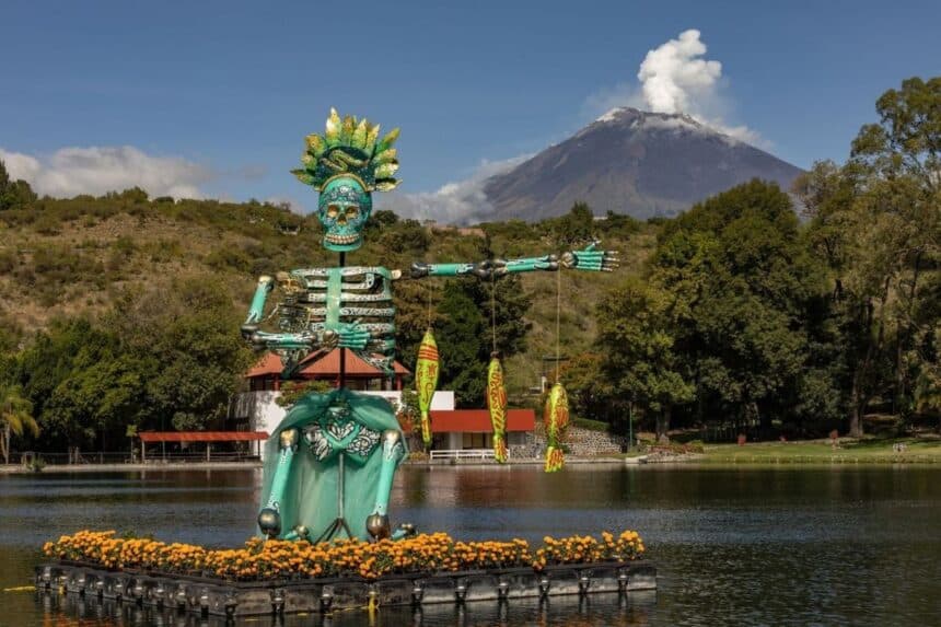 Valle de Catrinas Atlixco diosa Chalchiuhtlicue